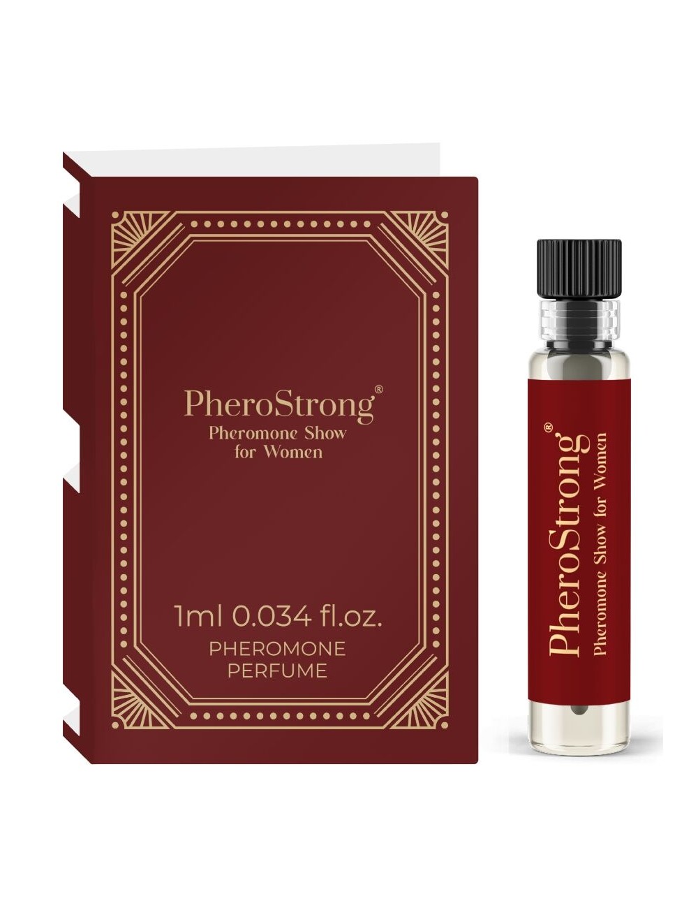 PHEROSTRONG - PERFUME CON FEROMONAS SHOW PARA MUJER 1 ML PHEROSTRONG - PERFUME CON FEROMONAS SHOW PARA MUJER 1 ML