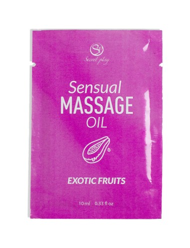 SECRETPLAY - MONODOSIS ACEITE DE MASAJE FRUTAS EXÓTICAS 10 ML