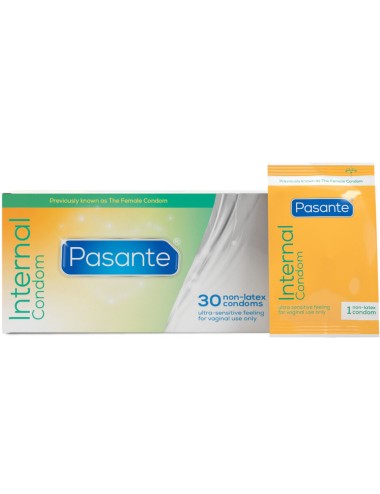 PASANTE - INTERNAL PRESERVATIVOS FEMENINOS CAJA 30 UNIDADES
