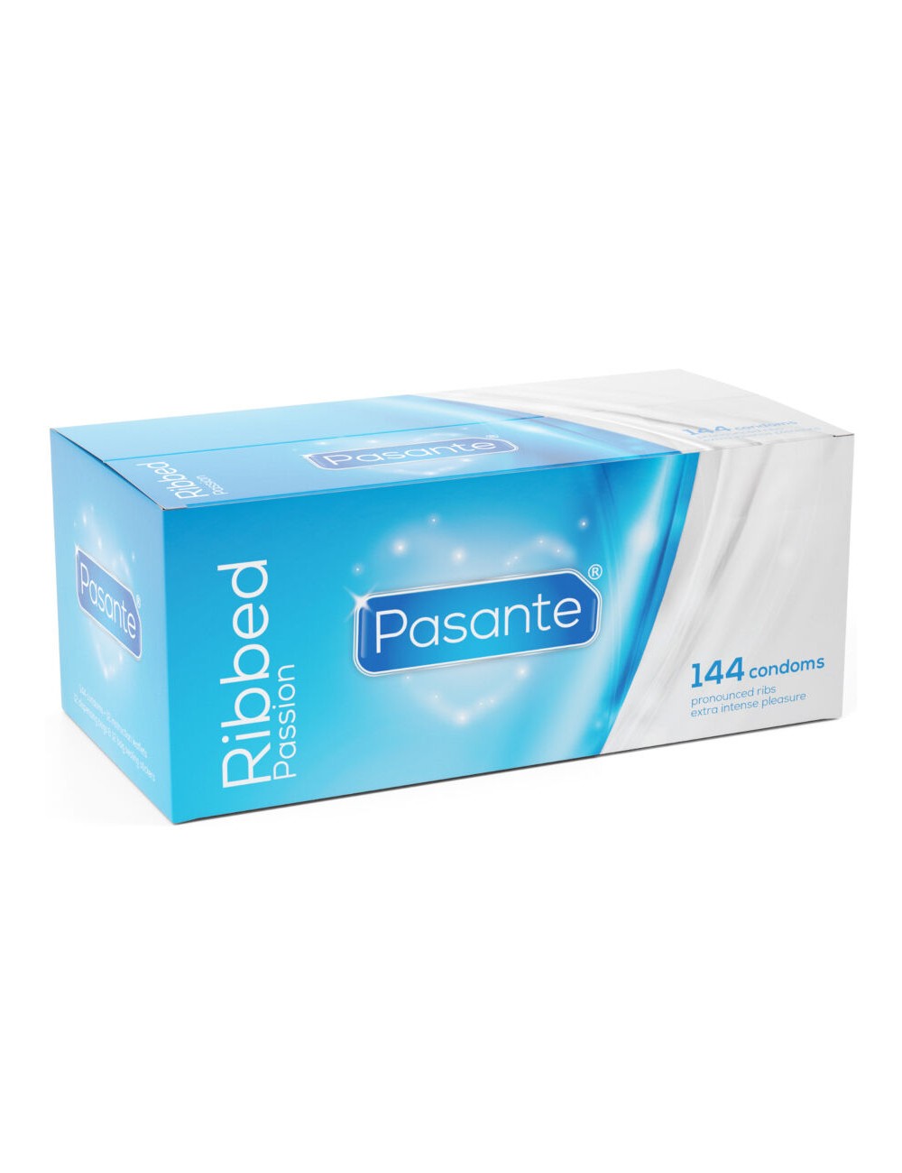 PASANTE - RIBBED PASSION PRESERVATIVOS CAJA 144 UNIDADES PASANTE - RIBBED PASSION PRESERVATIVOS CAJA 144 UNIDADES