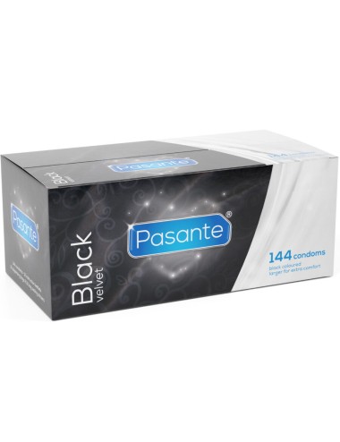 PASANTE - BLACK VELVET PRESERVATIVOS CAJA 144 UNIDADES