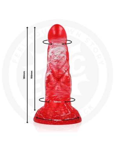 EPIC - AGNIS DILDO FUEGO CARMESÍ