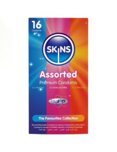 SKINS - SURTIDO PRESERVATIVOS PREMIUM PACK 16