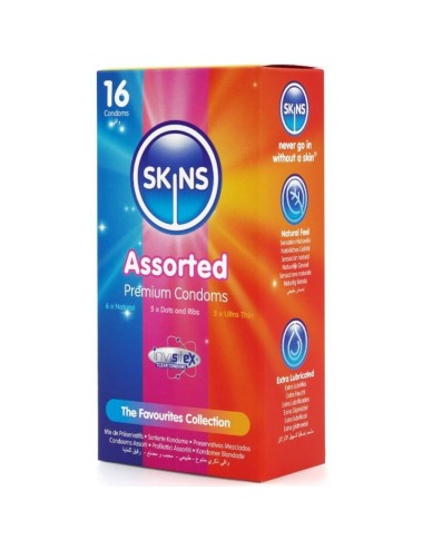SKINS - SURTIDO PRESERVATIVOS PREMIUM PACK 16
