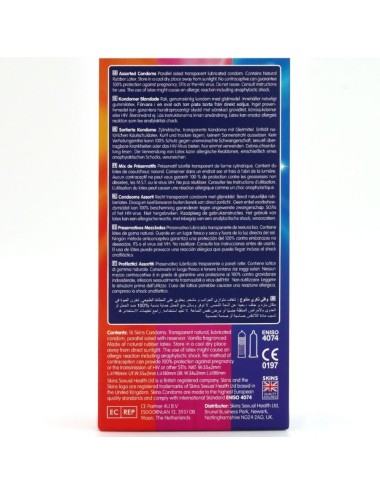 SKINS - SURTIDO PRESERVATIVOS PREMIUM PACK 16