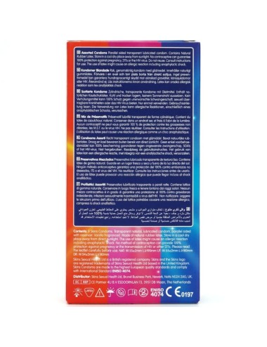 SKINS - SURTIDO PRESERVATIVOS PREMIUM PACK 8
