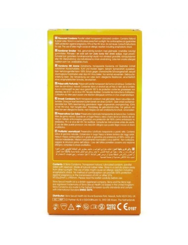 SKINS - PRESERVATIVOS PREMIUM SABOR PLÁTANO PACK 8