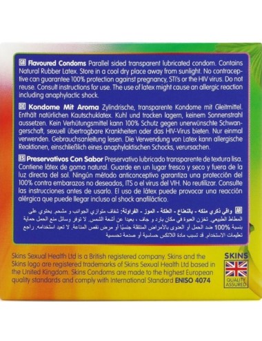SKINS - MULTI SABORES PRESERVATIVOS PREMIUM PACK 4