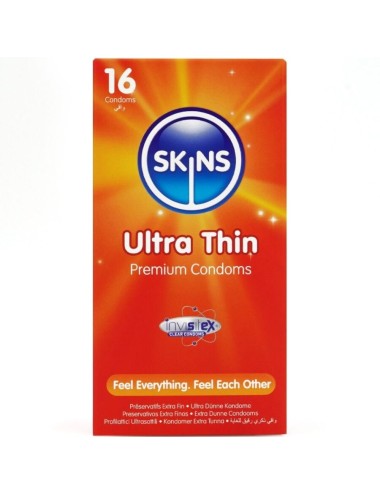 SKINS - ULTRAFINOS PRESERVATIVOS PREMIUM PACK 16