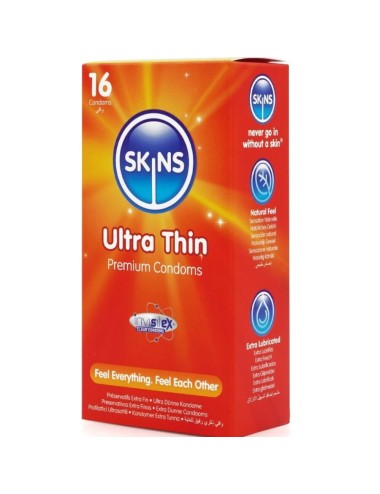 SKINS - ULTRAFINOS PRESERVATIVOS PREMIUM PACK 16