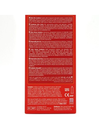 SKINS - ULTRAFINOS PRESERVATIVOS PREMIUM PACK 16