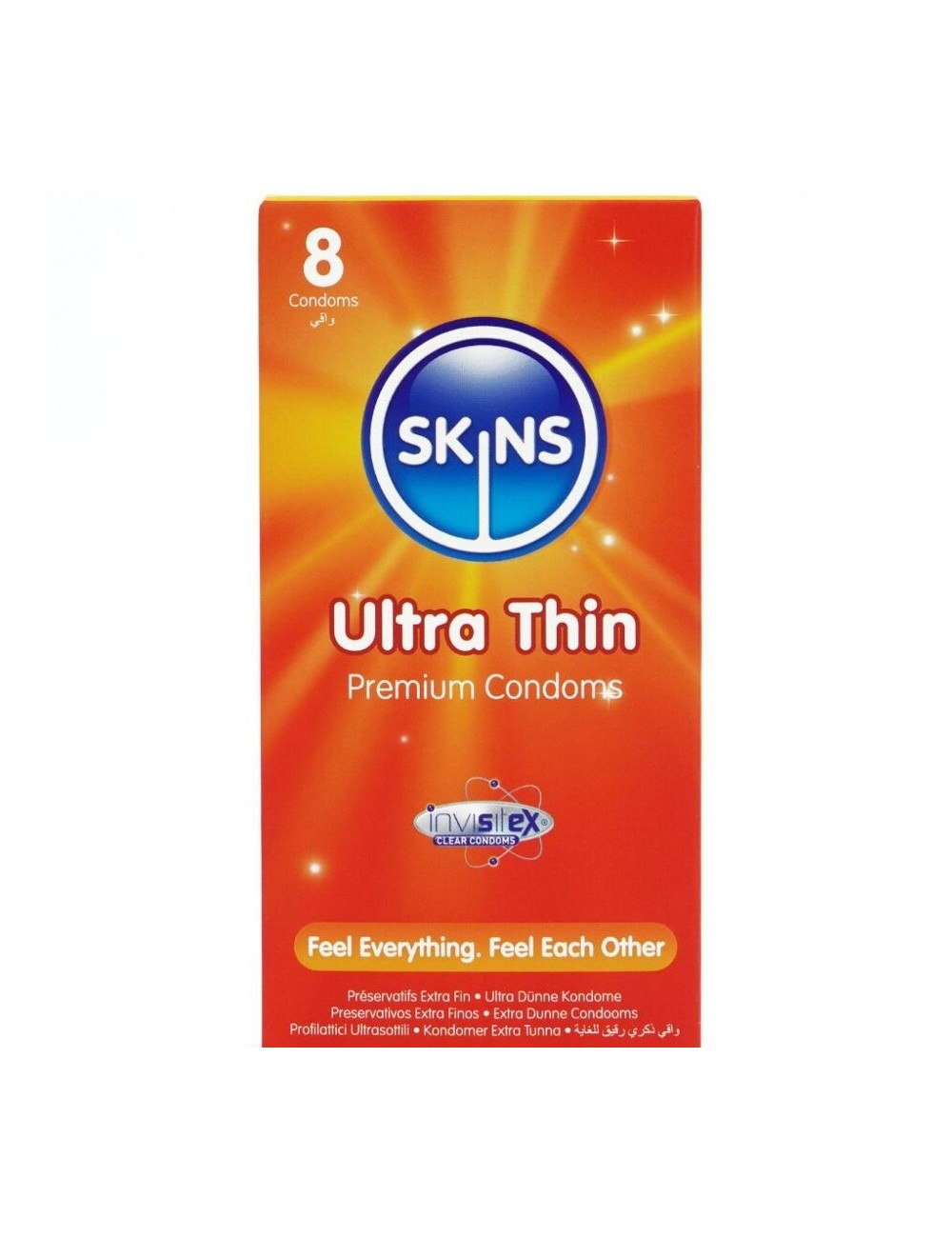SKINS - ULTRAFINOS PRESERVATIVOS PREMIUM PACK 8