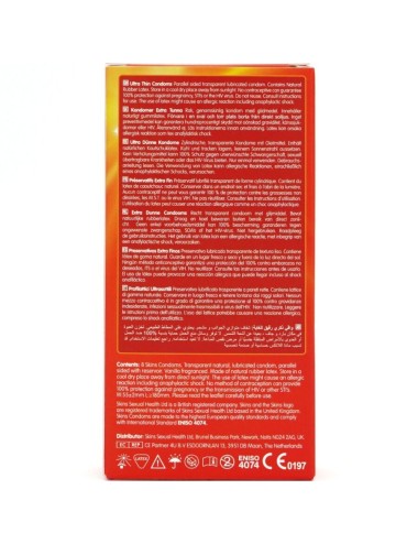 SKINS - ULTRAFINOS PRESERVATIVOS PREMIUM PACK 8