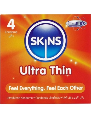 SKINS - ULTRAFINOS PRESERVATIVOS PREMIUM PACK 4