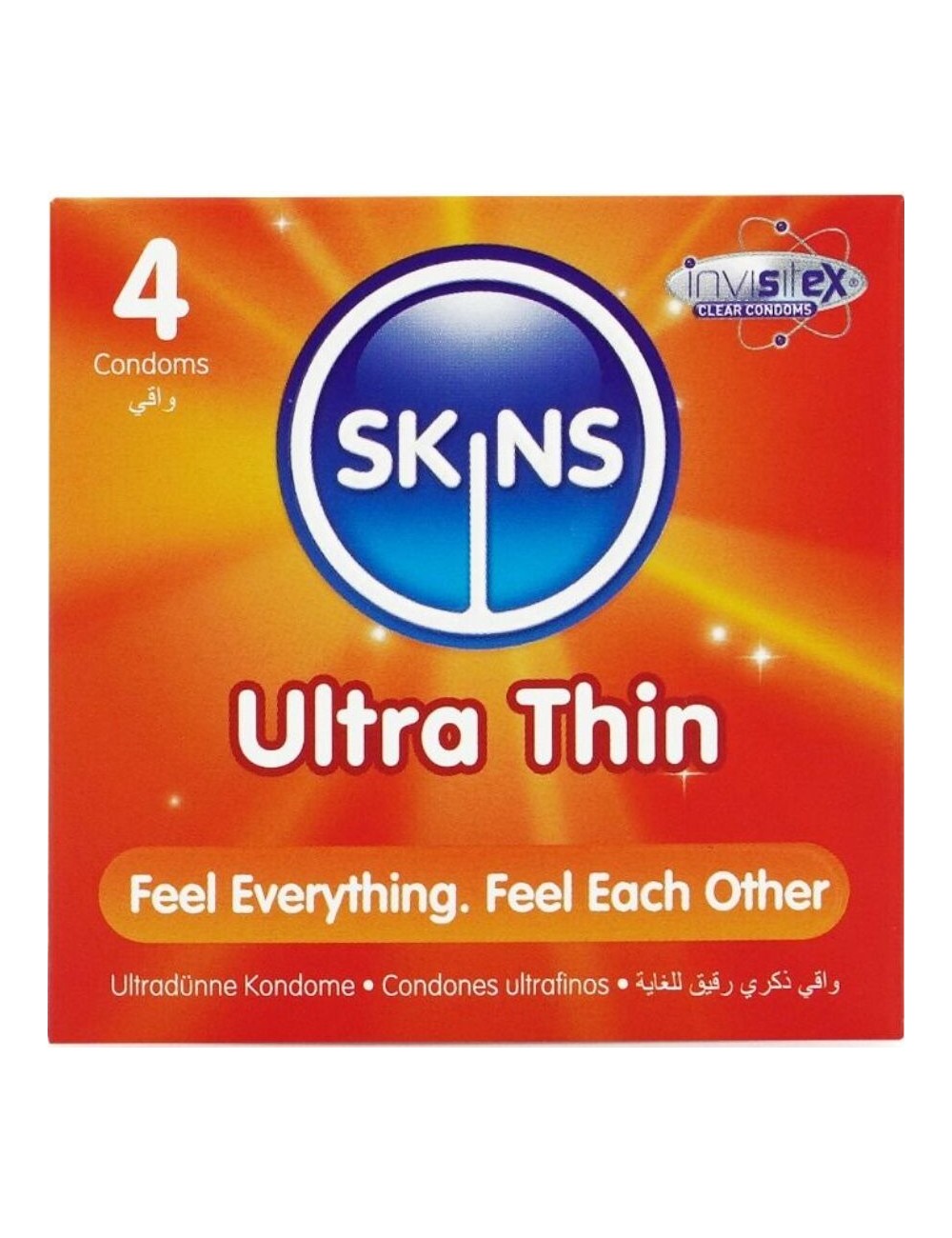 SKINS - ULTRAFINOS PRESERVATIVOS PREMIUM PACK 4 SKINS - ULTRAFINOS PRESERVATIVOS PREMIUM PACK 4