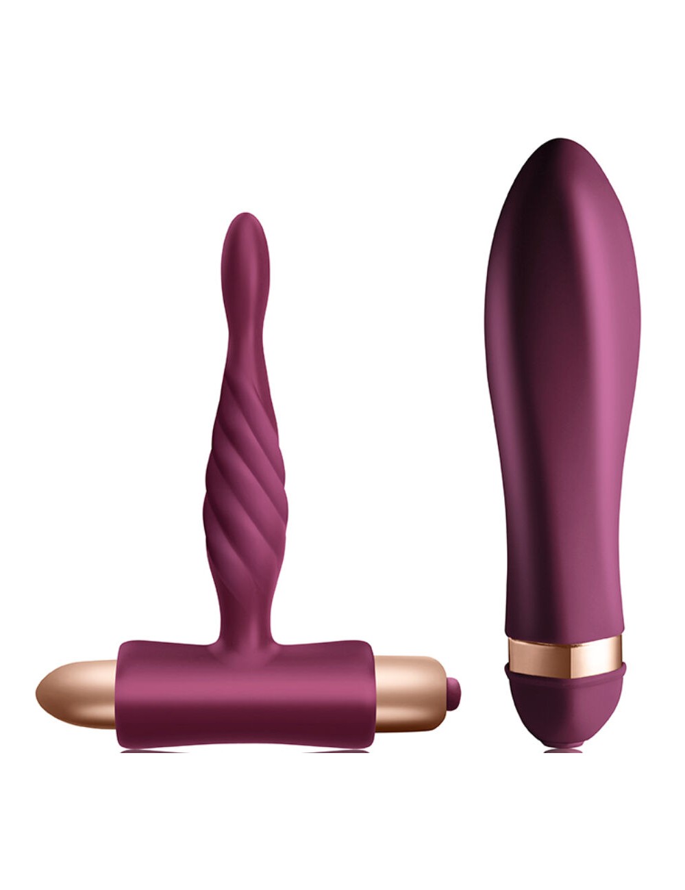 CLIMAXIMUM - DARE KIT VIBRADOR TRENZADO + PLUG ANAL PRINCIPIANTES CLIMAXIMUM - DARE KIT VIBRADOR TRENZADO + PLUG ANAL PRINCIPIANTES