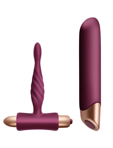 CLIMAXIMUM - RAPTURE KIT VIBRADOR CLÁSICO + PLUG ANAL PRINCIPIANTES