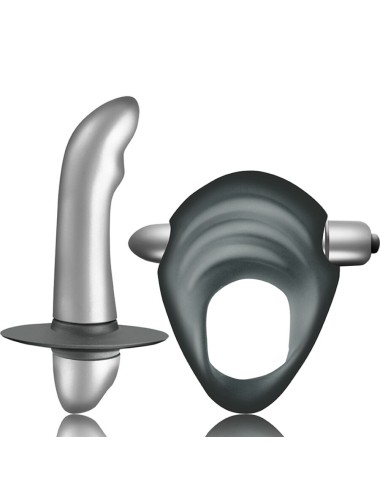 CLIMAXIMUM - ENTICE KIT ANILLO PARA PENE + VIBRADOR PRÓSTATA PRINCIPIANTES
