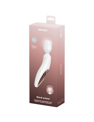 SATISFYER - WAND ERLAND MASAJEADOR VIBRADOR BLANCO