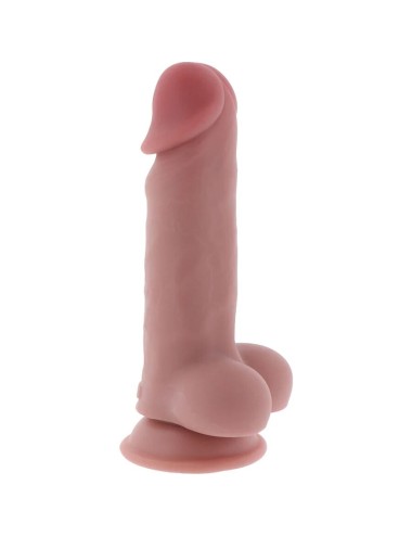 GET REAL - PENE REALÍSTICO DELUXE CON TESTÍCULOS EXTRA GRUESO 17 CM