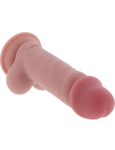 GET REAL - PENE REALÍSTICO DELUXE CON TESTÍCULOS EXTRA GRUESO 17 CM
