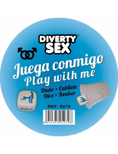 DIABLO PICANTE - DADO DURO BLANCO POSTURAS CHICOS CON CUBILETE