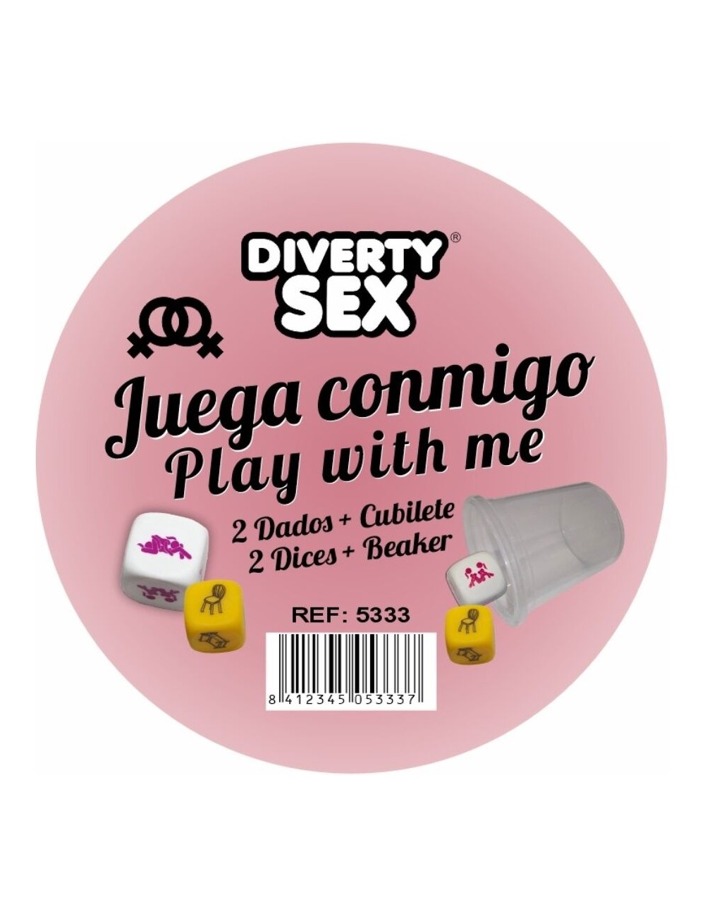 DIABLO PICANTE - DADOS LUGAR + POSTURAS CHICAS CON CUBILETE