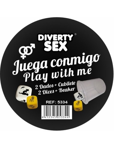 DIABLO PICANTE - DADOS LUGAR + POSTURAS HETERO CON CUBILETE