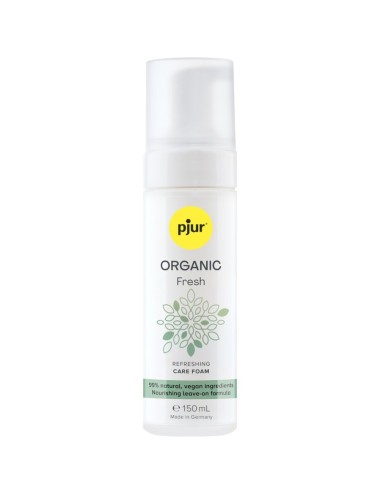 PJUR - ORGANIC FRESH ESPUMA REFRESCANTE VEGANA SIN ENJUAGUE 150 ML