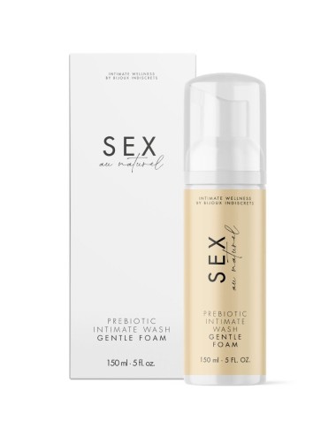 BIJOUX INDISCRETS - SEX AU NATUREL GEL ÍNTIMO PREBIÓTICO CON ESPUMA 150 ML