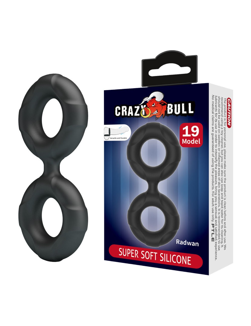 CRAZY BULL - RADWAN ANILLO DOBLE SILICONA MODELO 19