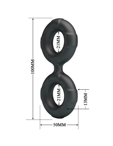 CRAZY BULL - RADWAN ANILLO DOBLE SILICONA MODELO 19