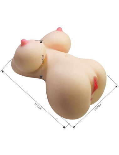 CRAZY BULL - FIONA TORSO FEMENINO REALISTA VAGINA Y ANAL 7.1 KG