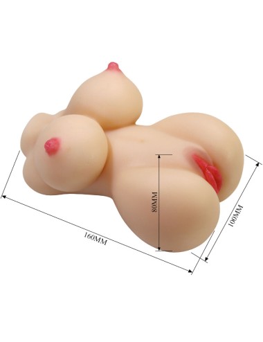 CRAZY BULL - HERTA MINI TORSO FEMENINO REALISTA VAGINA 497 G