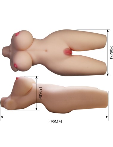 CRAZY BULL - TIFFANY TORSO FEMENINO REALISTA VAGINA Y ANAL 5.5 KG
