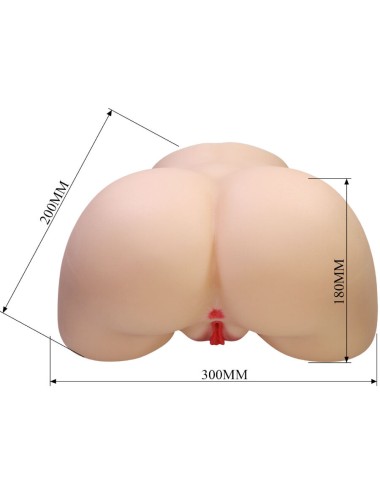 CRAZY BULL - OLIVIA TRASERO FEMENINO REALISTA VAGINA Y ANAL 5.5 KG