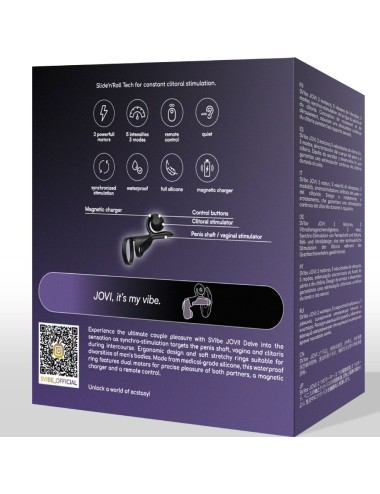 SNAIL VIBE - JOVI ANILLO DE PAREJA CONTROL REMOTO NEGRO