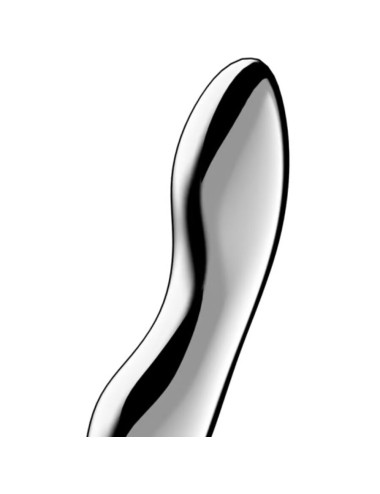 SATISFYER - COSMIC CREST 2 DILDO ACERO INOXIDABLE DOBLE USO