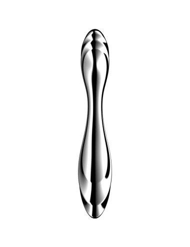 SATISFYER - PURE GRAVITY 2 DILDO ACERO INOXIDABLE DOBLE USO