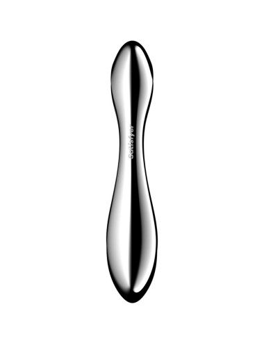 SATISFYER - PURE GRAVITY 2 DILDO ACERO INOXIDABLE DOBLE USO