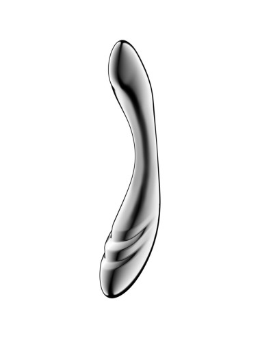 SATISFYER - PURE GRAVITY 3 DILDO ACERO INOXIDABLE DOBLE USO