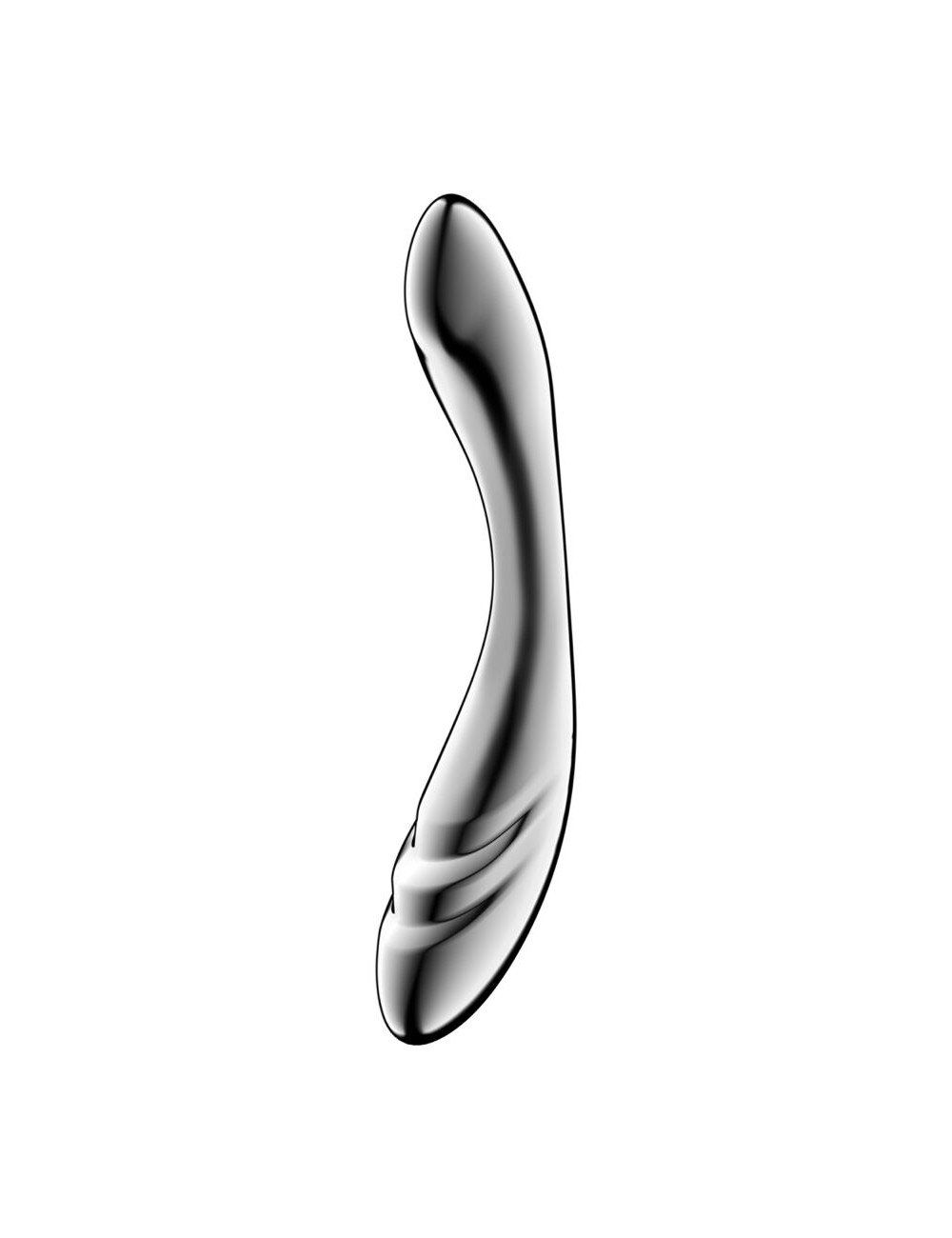 SATISFYER - PURE GRAVITY 3 DILDO ACERO INOXIDABLE DOBLE USO