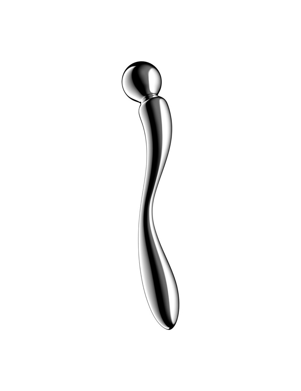 SATISFYER - STAR FORCE 2 DILDO ACERO INOXIDABLE DOBLE USO