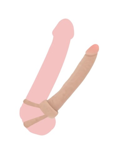 GET REAL - DOUBLE TROUBLE PENETRADOR ANAL SILICONA 16 CM