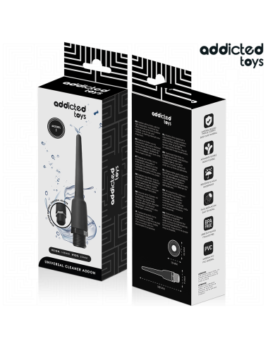 ADDICTED TOYS - LIMPIADOR ANAL CON ADAPTADOR UNIVERSAL MODELO 1