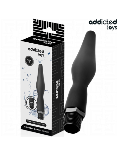 ADDICTED TOYS - LIMPIADOR ANAL CON ADAPTADOR UNIVERSAL MODELO 2