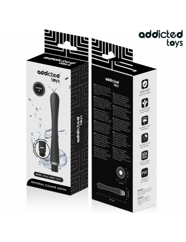 ADDICTED TOYS - LIMPIADOR ANAL CON ADAPTADOR UNIVERSAL MODELO 4
