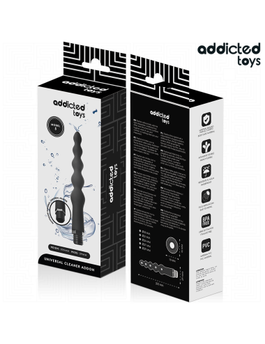 ADDICTED TOYS - LIMPIADOR ANAL CON ADAPTADOR UNIVERSAL MODELO 5