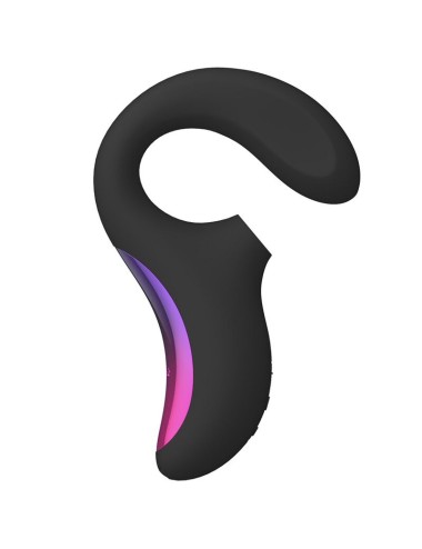 LELO - ENIGMA DOBLE ESTIMULACIÓN SUCCION MASAJEADOR NEGRO