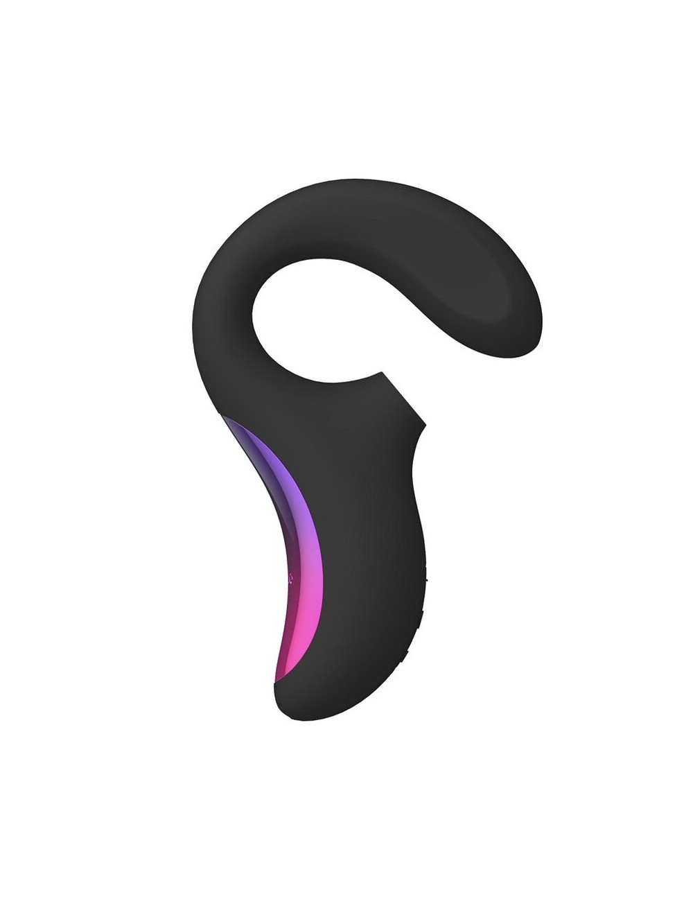 LELO - ENIGMA DOBLE ESTIMULACIÓN SUCCION MASAJEADOR NEGRO